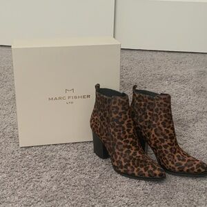 Marc Fisher Brown Multi Ankle Boots